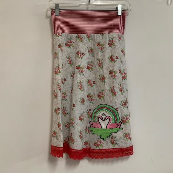 Fornarina Cotton Swan Skirt - Picture 2 of 10